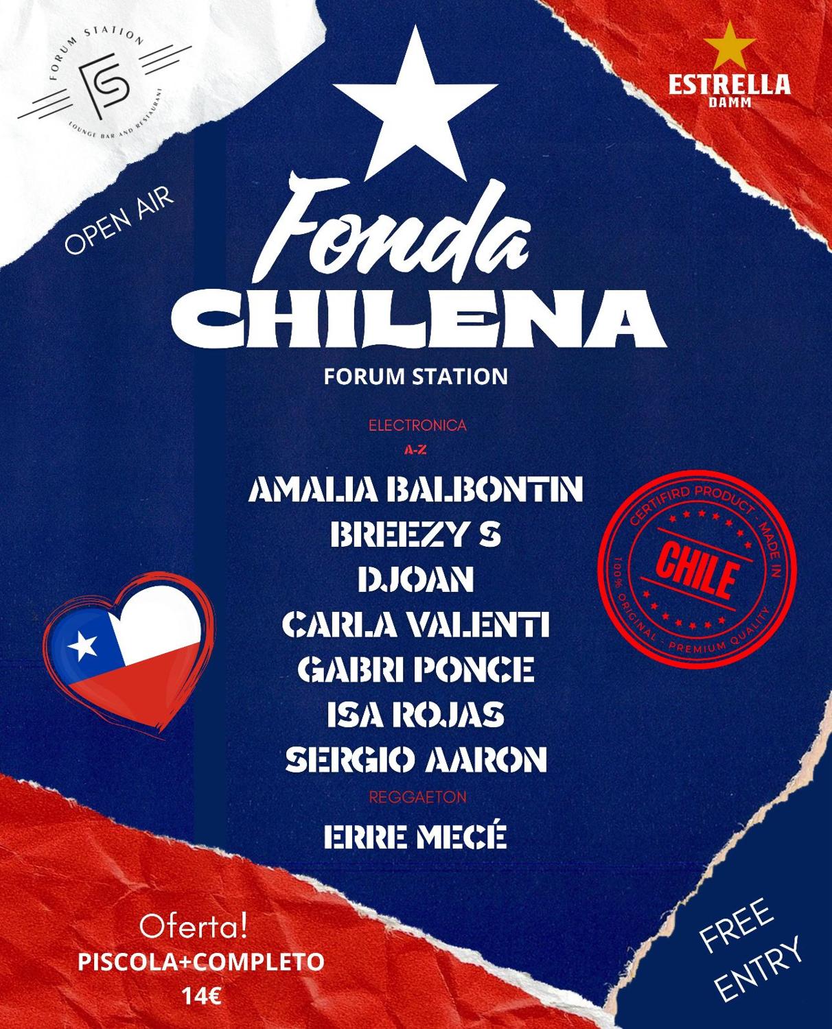 Fonda Chilena - Free Entry