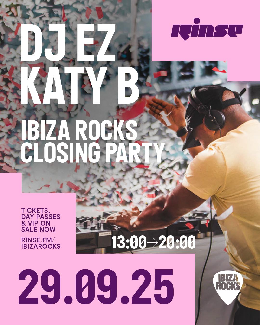Rinse At Ibiza Rocks: Dj Ez & Katy B