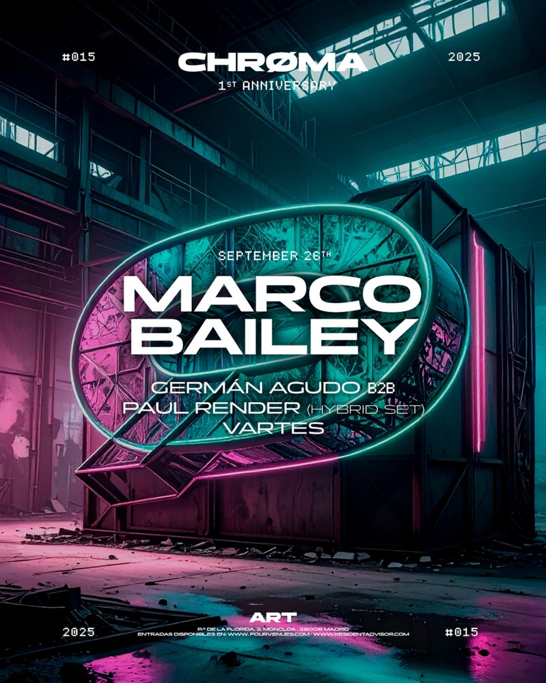 Chrøma 1St Anniversary: Marco Bailey