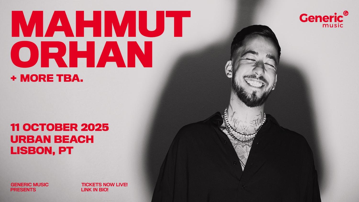 Generic Music Presents: Mahmut Orhan In Lisbon