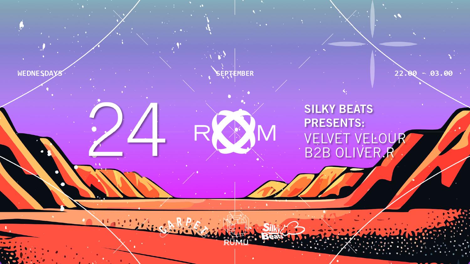 Room: Silky Beats Presents: Velvet Velour B2B Oliver.R