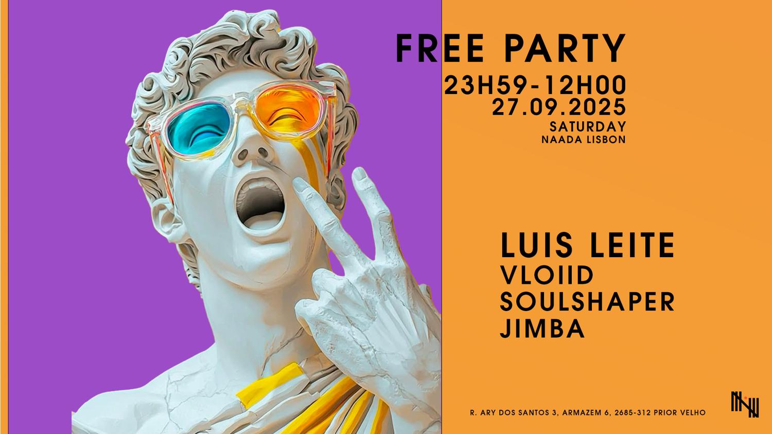 Naada X Free Party With Luis Leite, Vloiid, Soulshaper & Jimba