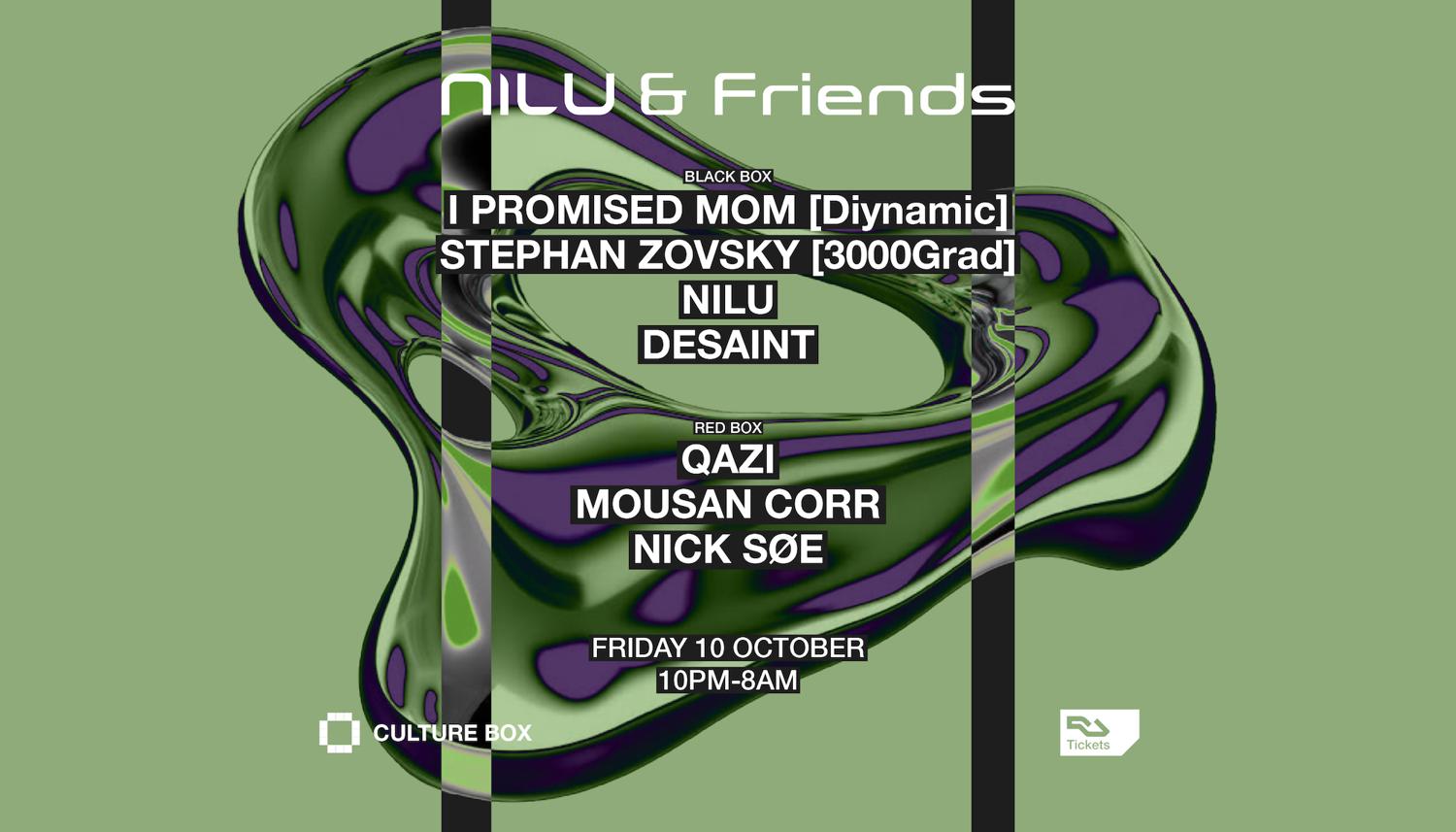 Nilu & Friends: I Promised Mom / Stephan Zovsky / Nilu / Desaint / Qazi / Mousan Corr / Nick Sø
