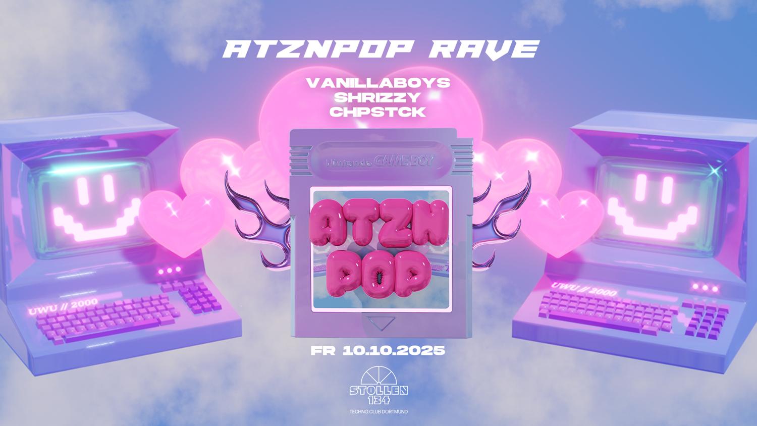 Atznpop With Vanillaboys, Shrizzy, Chpstck • Trance / Hardbounce / Tekkno