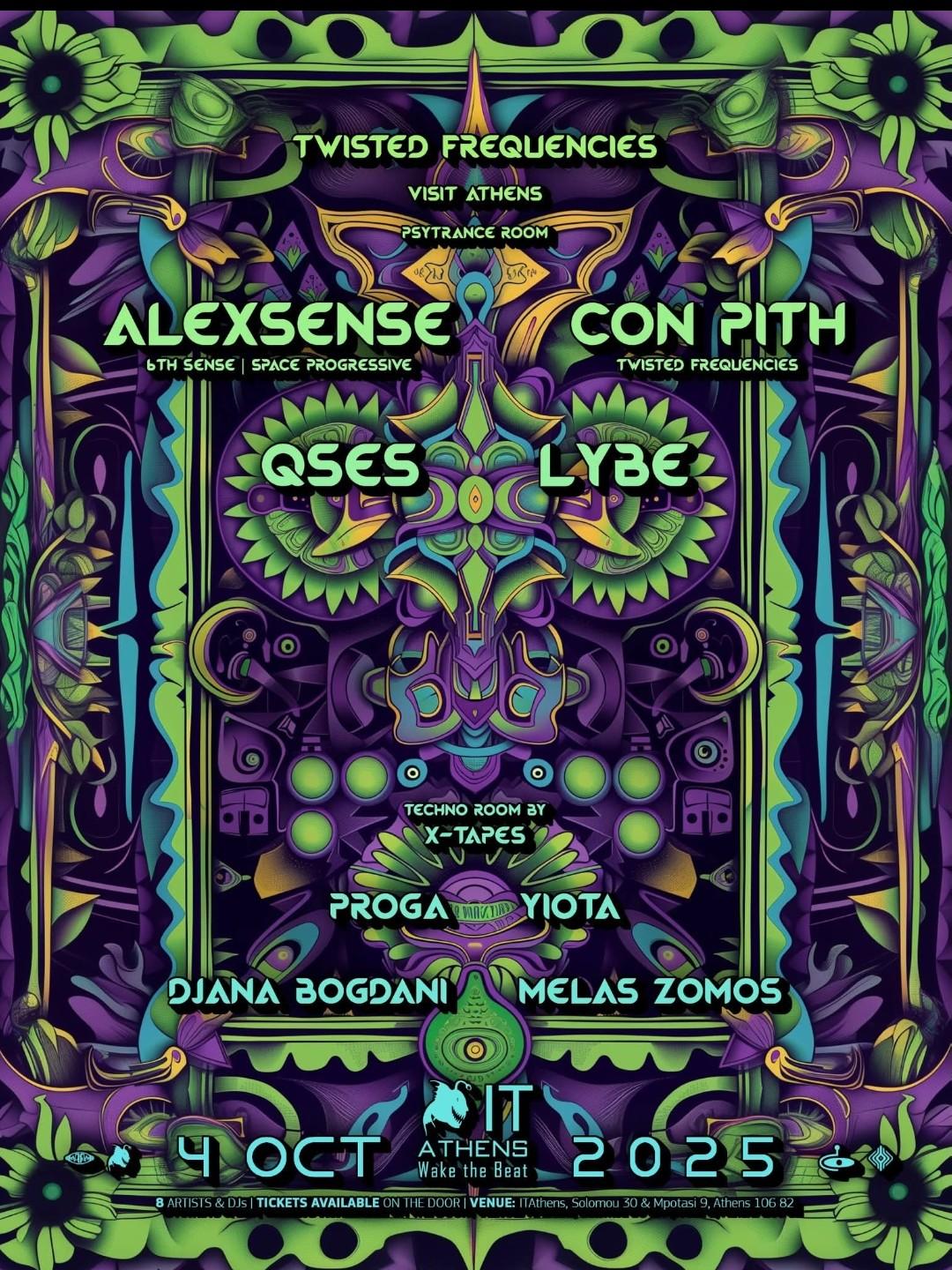 Twisted Frequencies Visit Itathens With X-Tapes