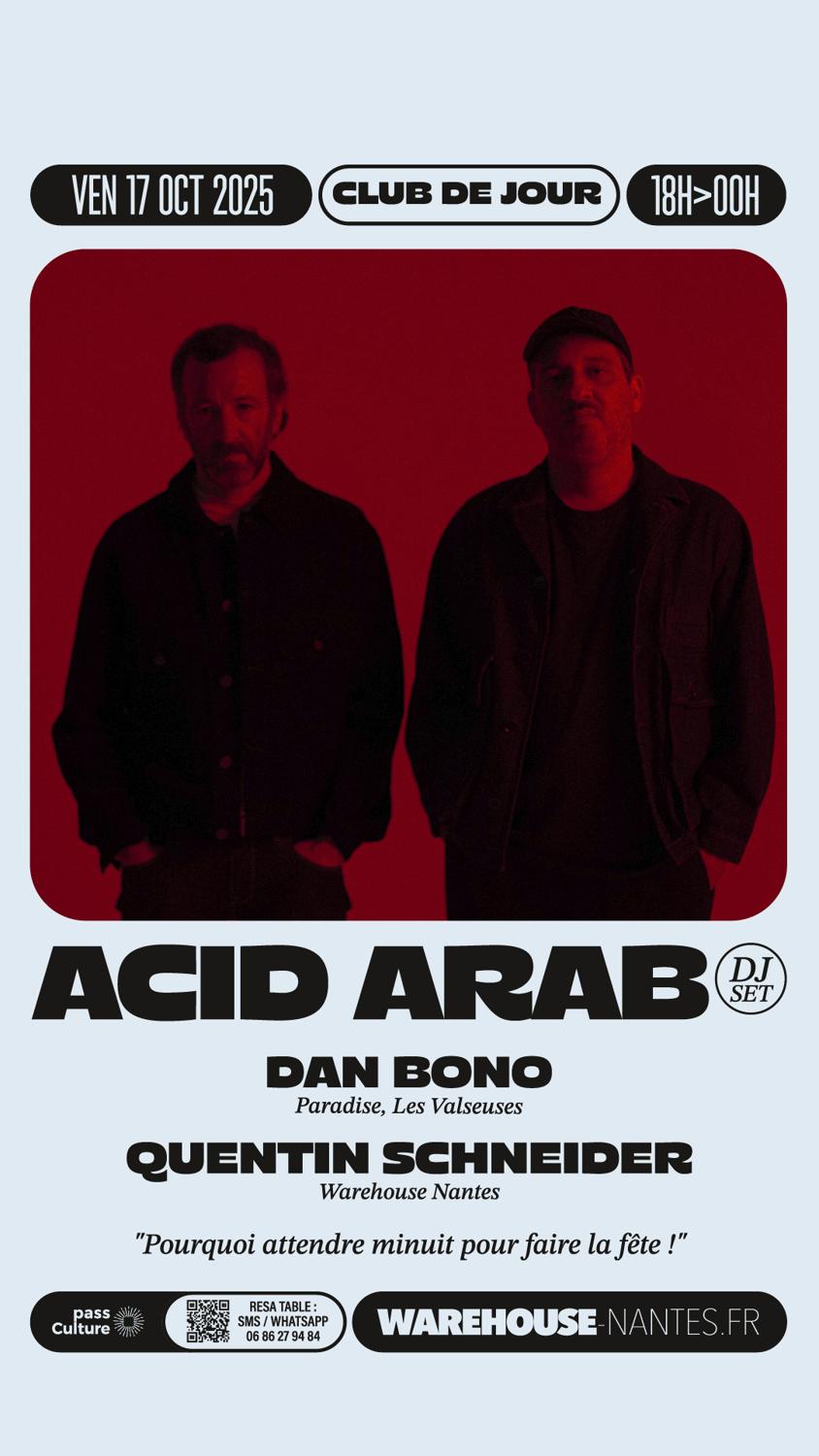 Club De Jour W/ Acid Arab Dj Set