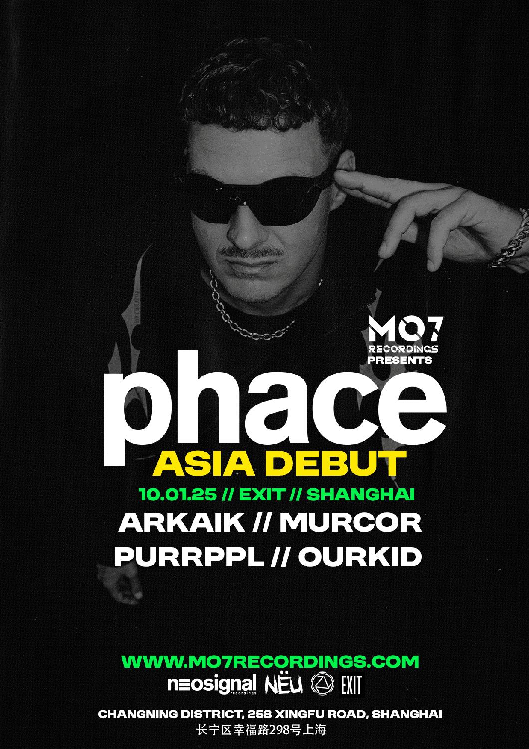 Mo7 Pres. Phace - Asia Debut