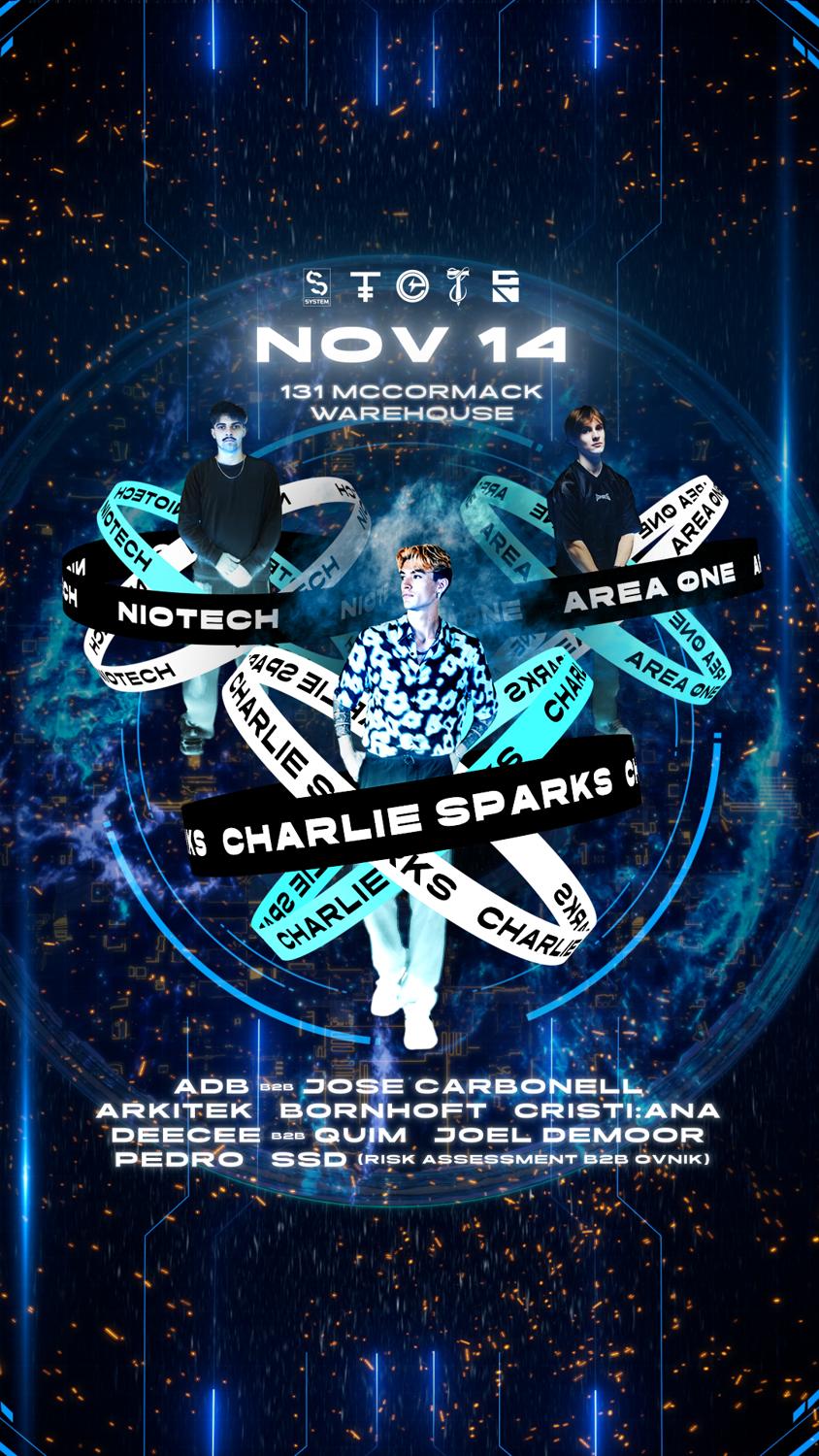 Charlie Sparks / Area Øne / Niotech