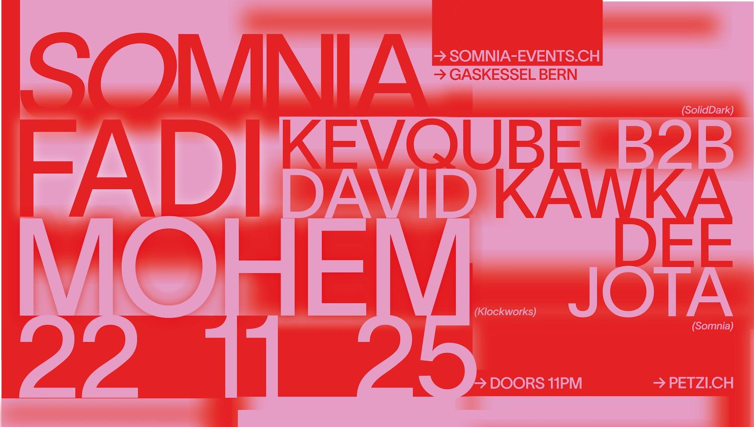 Somnia With Fadi Mohem (De)