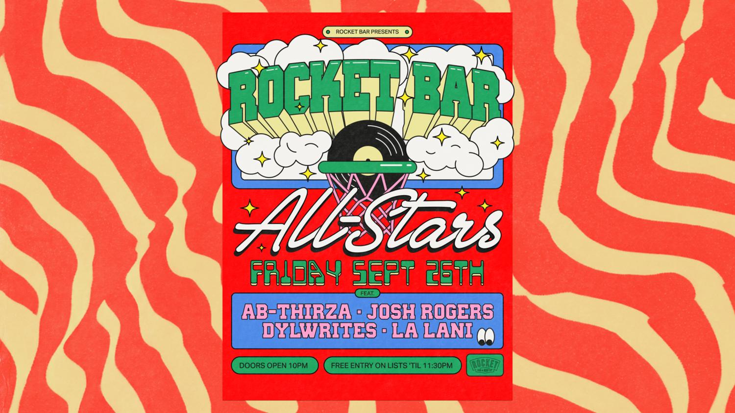 ✰ Rocket Bar All-Stars ✰ - Sept 26Th