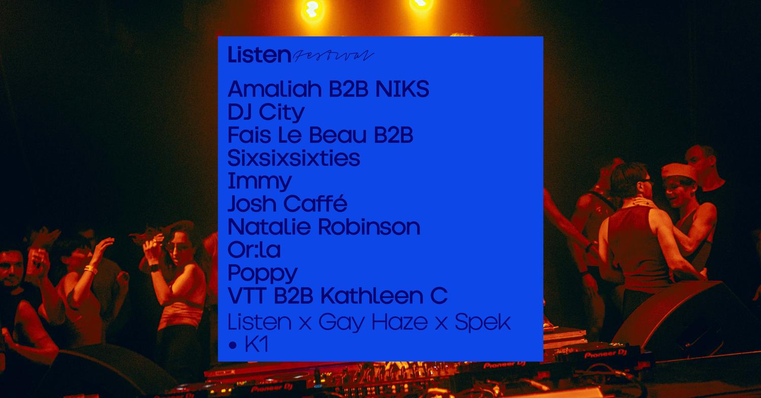 Listen X Gay Haze X Spek