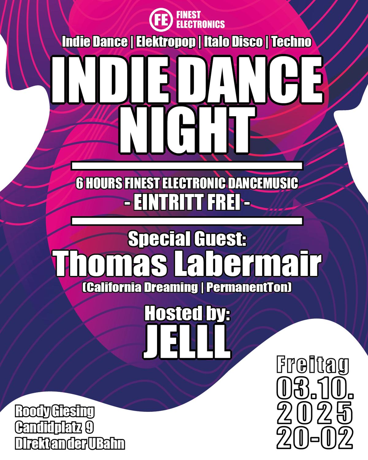 Gratis! Indie Dance Night