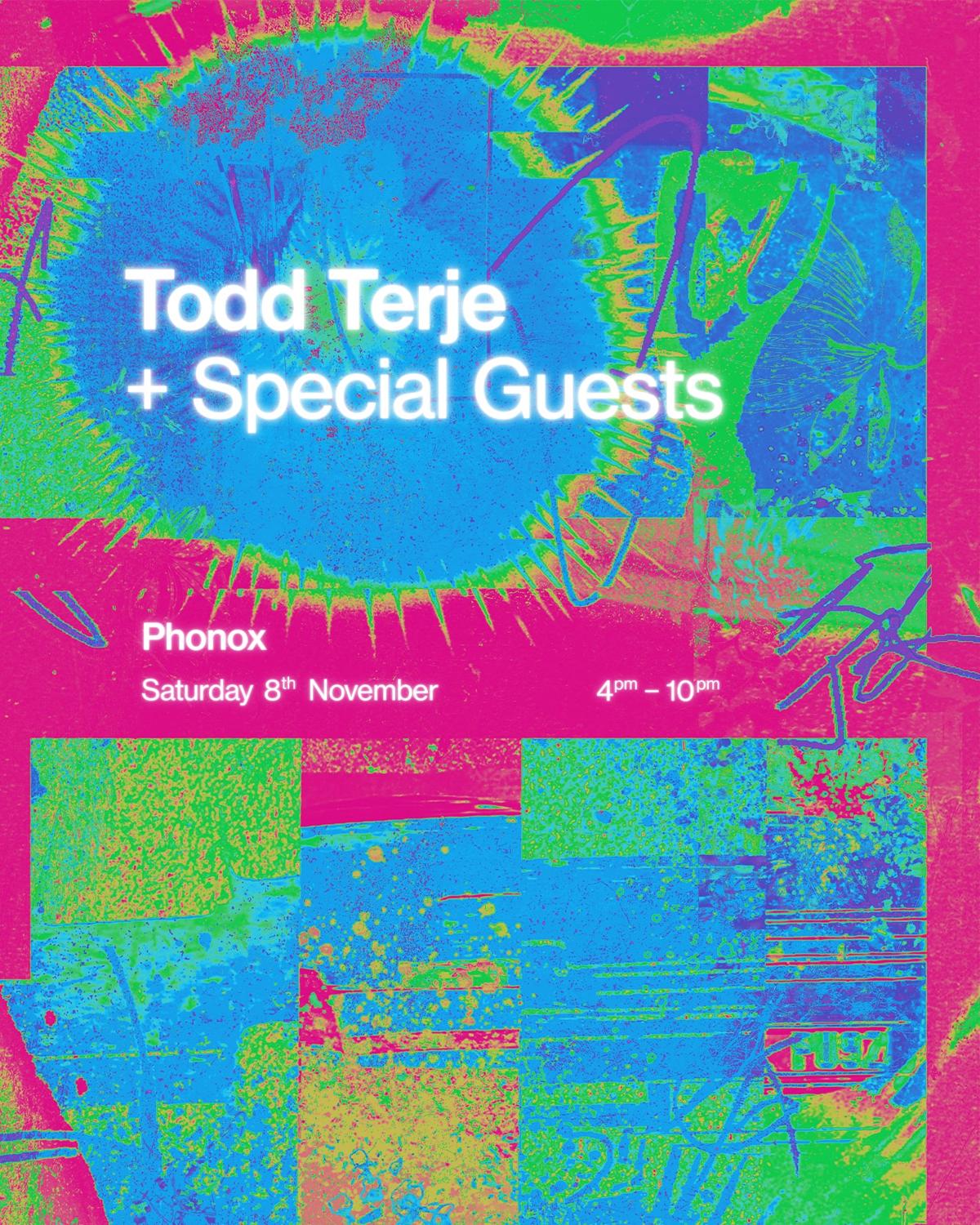 Todd Terje & Special Guests - 4 Saturdays (8Th Nov)