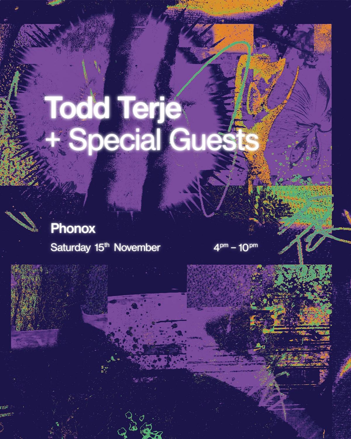 Todd Terje & Special Guests - 4 Saturdays (15Th Nov)
