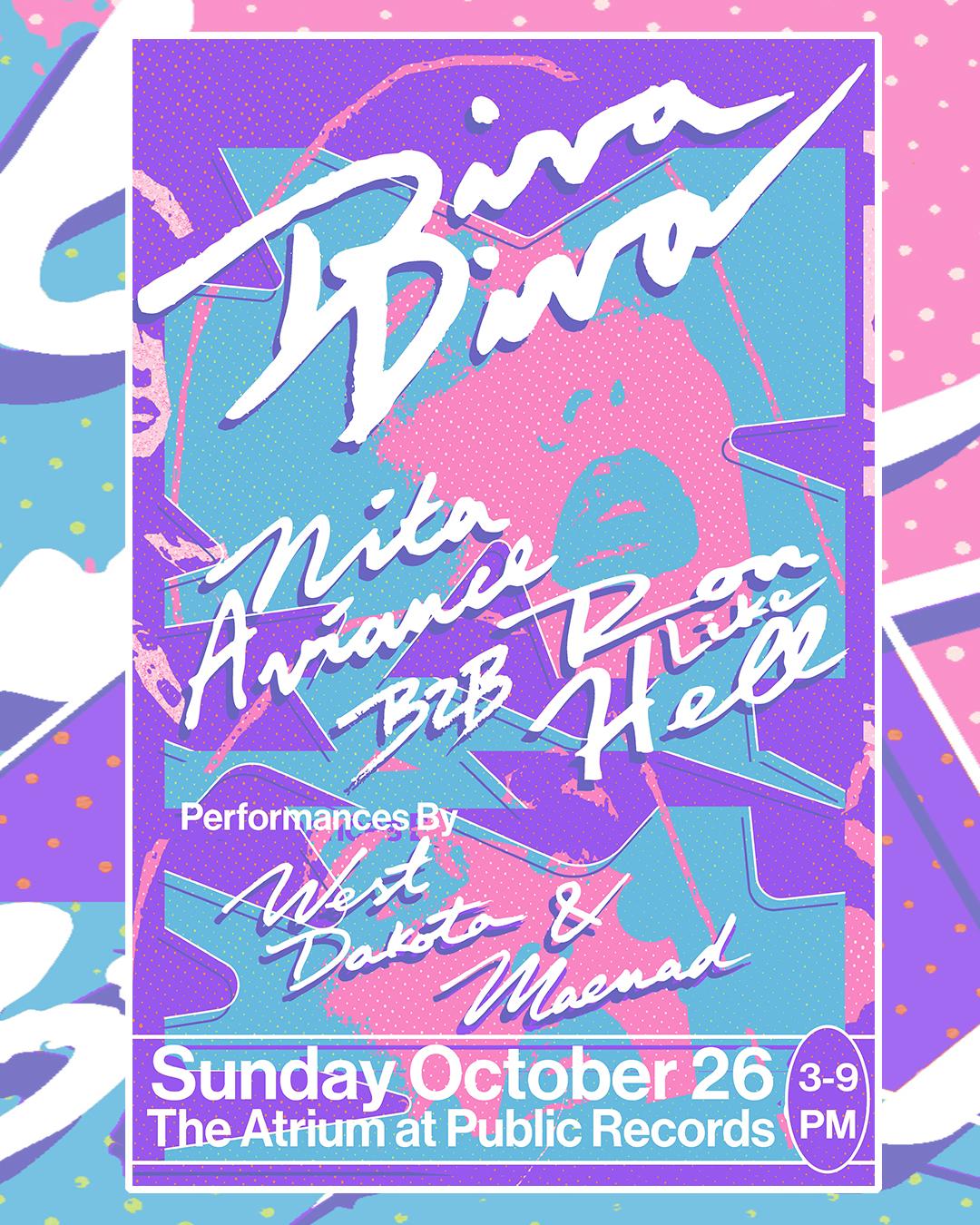 Diva Diva: Nita Aviance B2B Ron Like Hell + West Dakota + Maenad