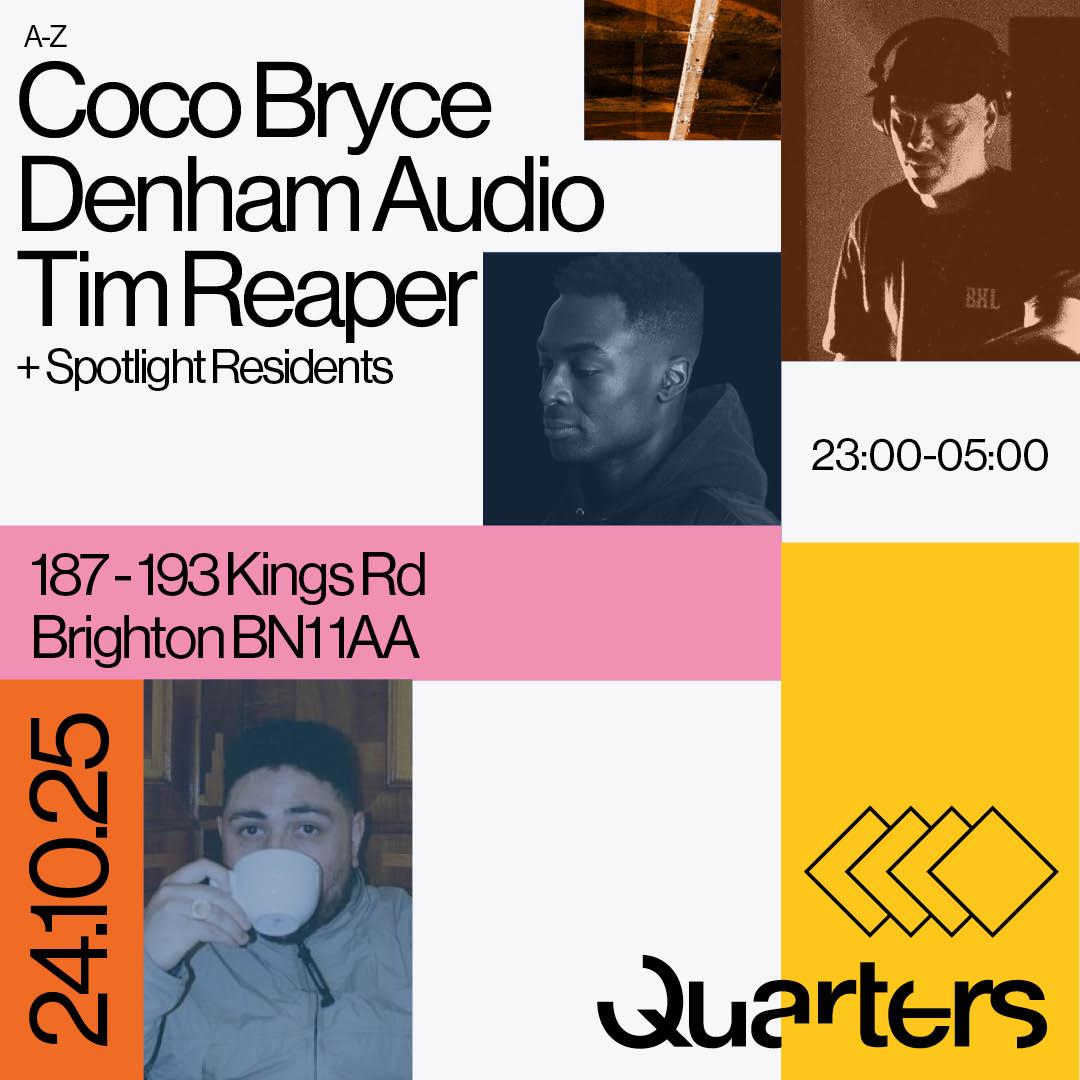 Coco Bryce, Denham Audio & Tim Reaper