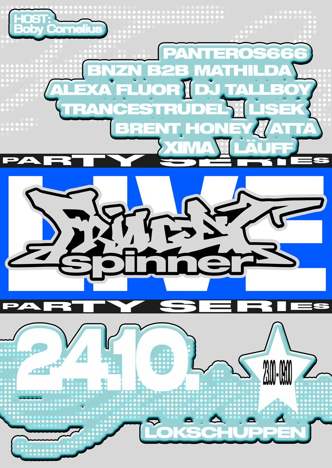 Fridget Spinner Live /W. Panteros666, Dj Tallboy, Bnzn B2B Mathilda