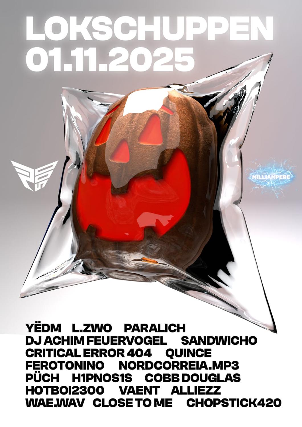 Milliampere X Raveout500 W/ L.Zwo, Paralich, Dj Achim Feuervogel, Hotboi2300, Critical Error404