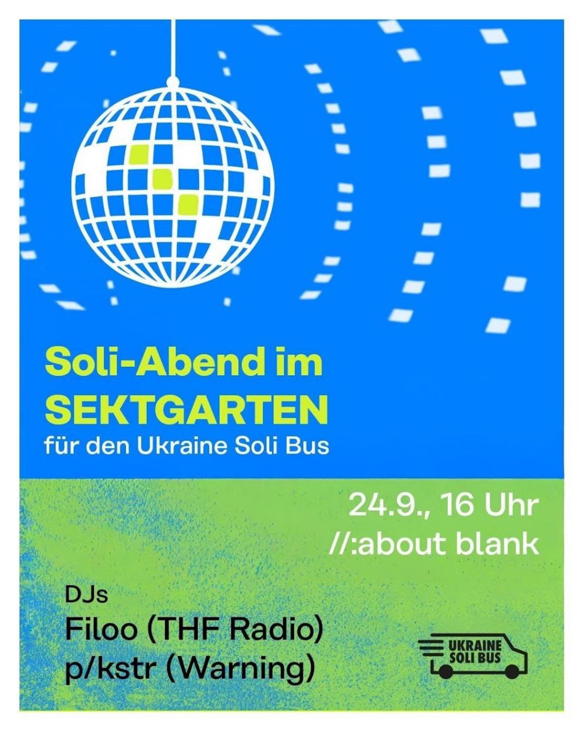 ://Sektgarten X Ukraine Solidarity Bus [Free Entry & Open Air]