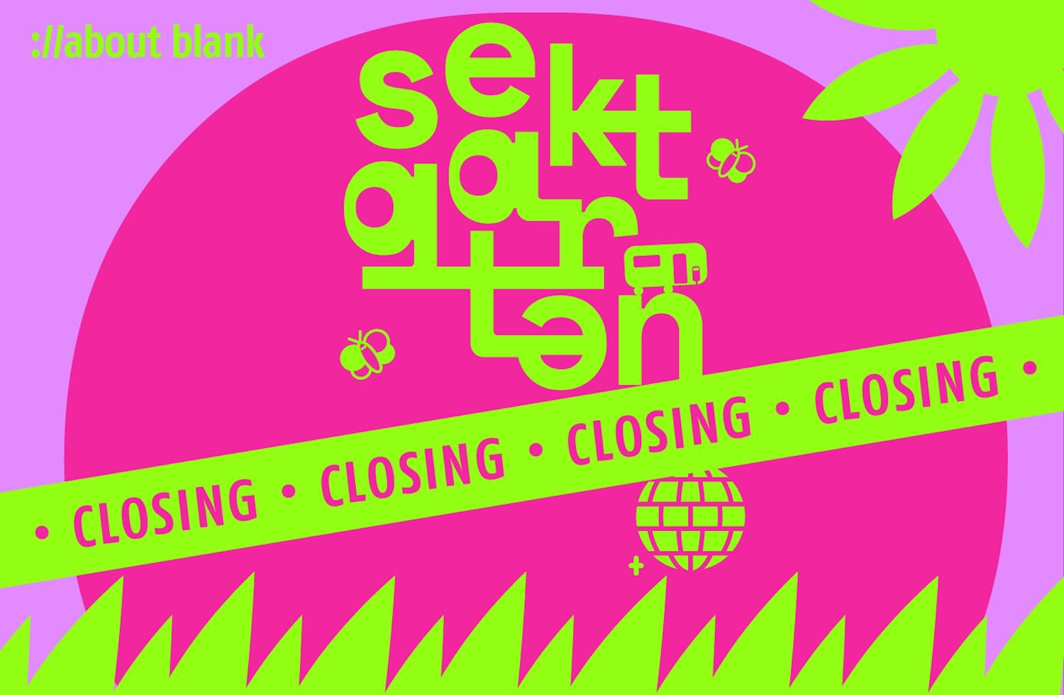 ://Sektgarten X Closing [Free Entry & Open Air]