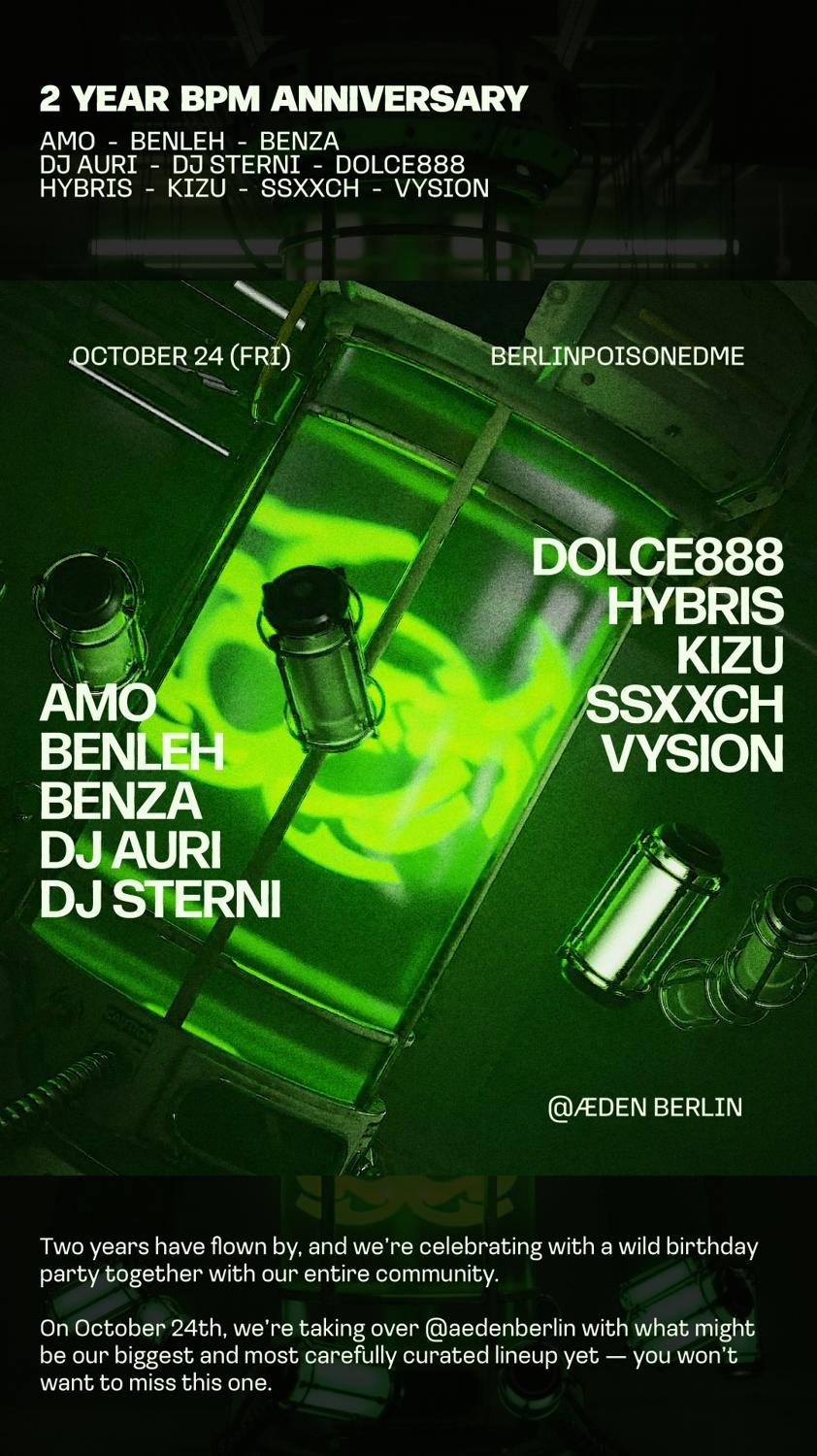 2 Year Bpm Anniversary W/ Benza, Benleh, Vysion, Dj Sterni & More | @Æden