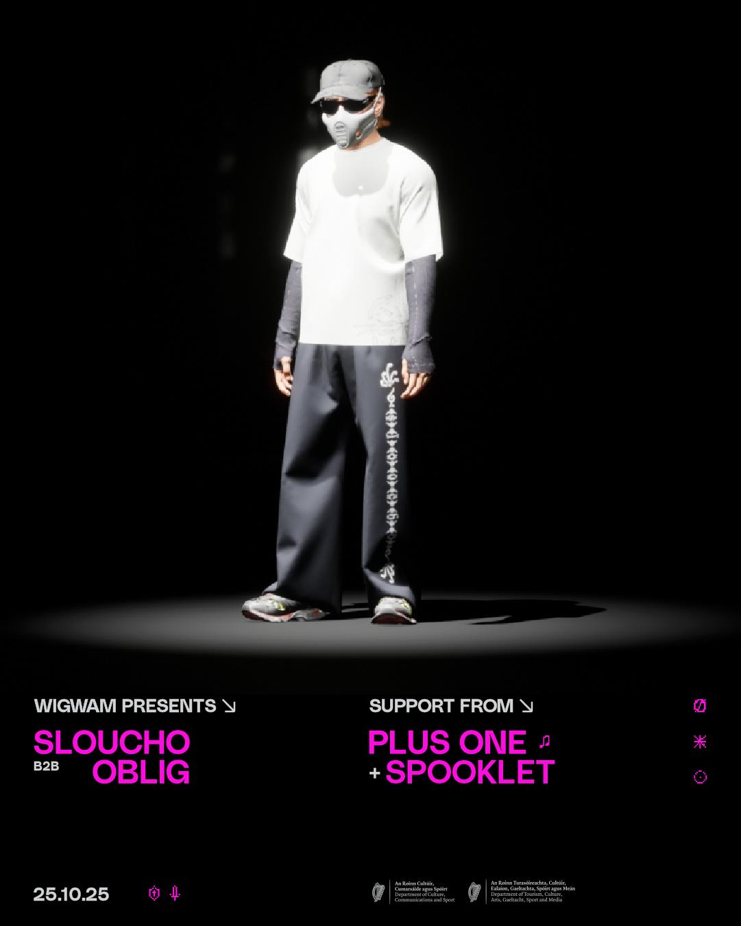 Wigwam X Sloucho Invites: Oblig, Plus One & Spooklet