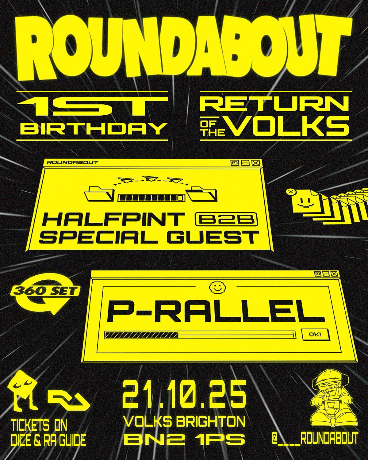 Roundabout'S First Birthday With P-Rallel