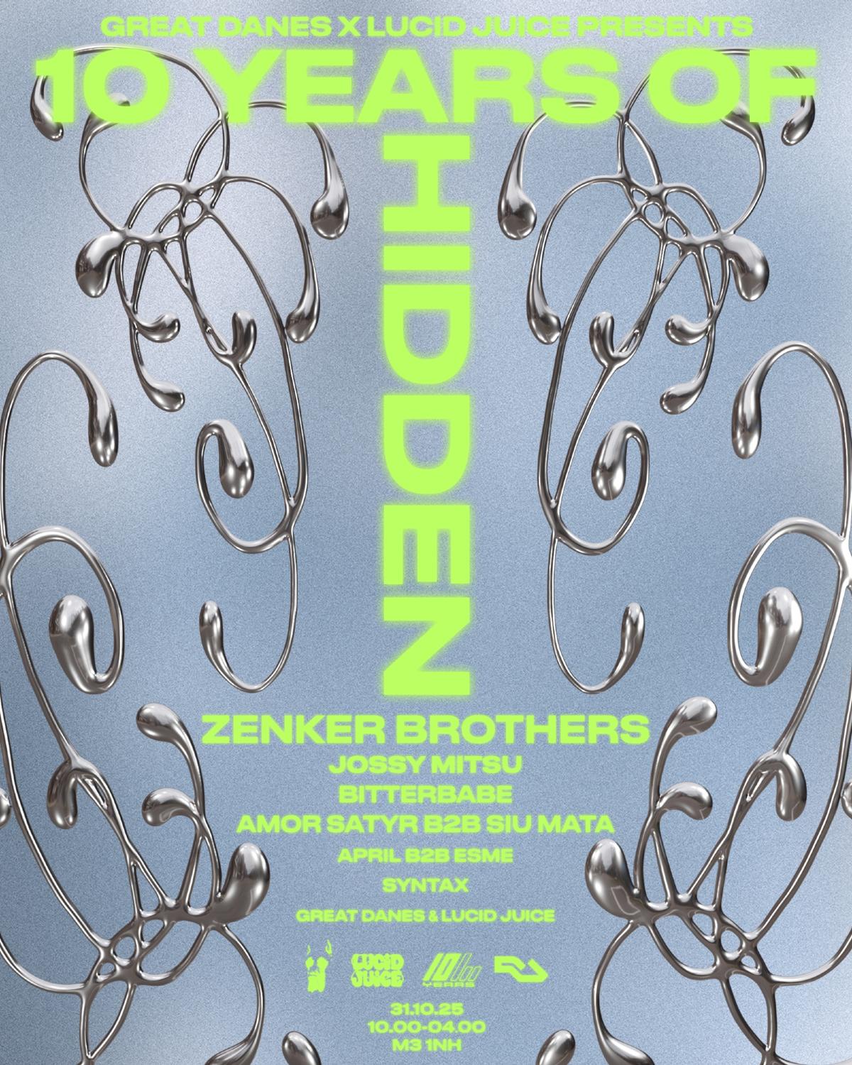 10 Years Of Hidden X Gd X Lj With Zenker Brothers