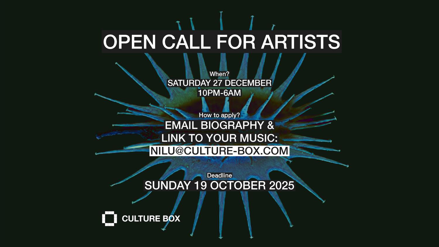 Open Call For Artists