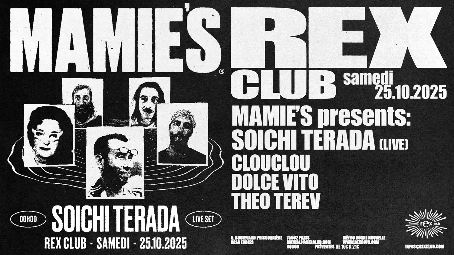 Mamie'S Presents: Soichi Terada (Live), La Mamie'S