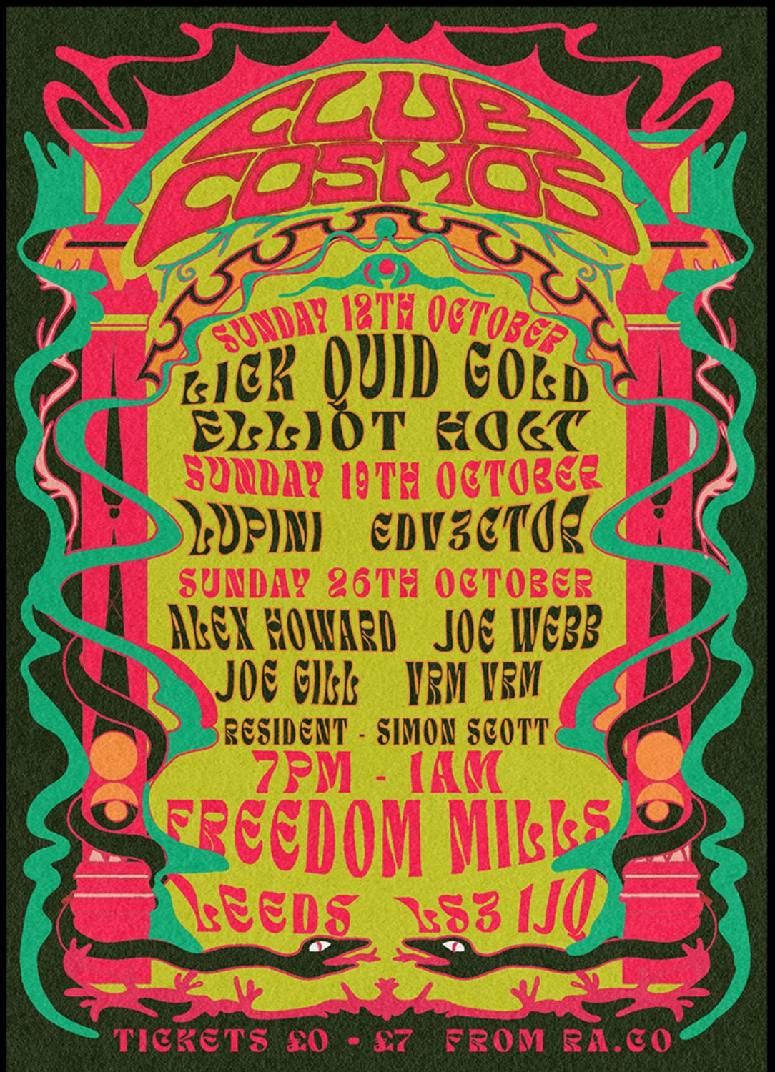 Club Cosmos - Lupini, Edv3Ctor & Simon Scott