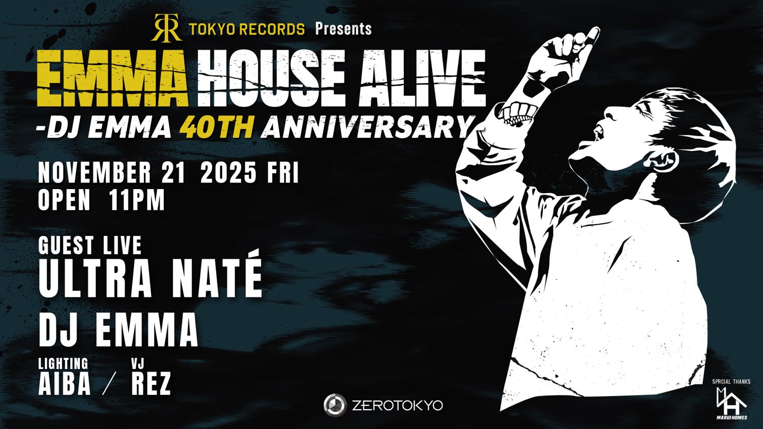 Tokyo Records Presents Emma House Alive -Dj Emma 40Th Anniversary-