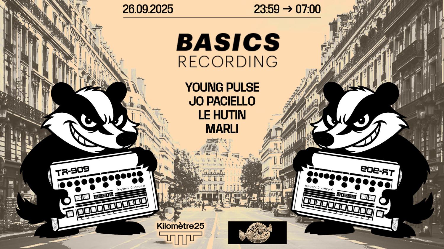 Basics Recording : Jo Paciello, Young Pulse, Le Hutin, Marli 