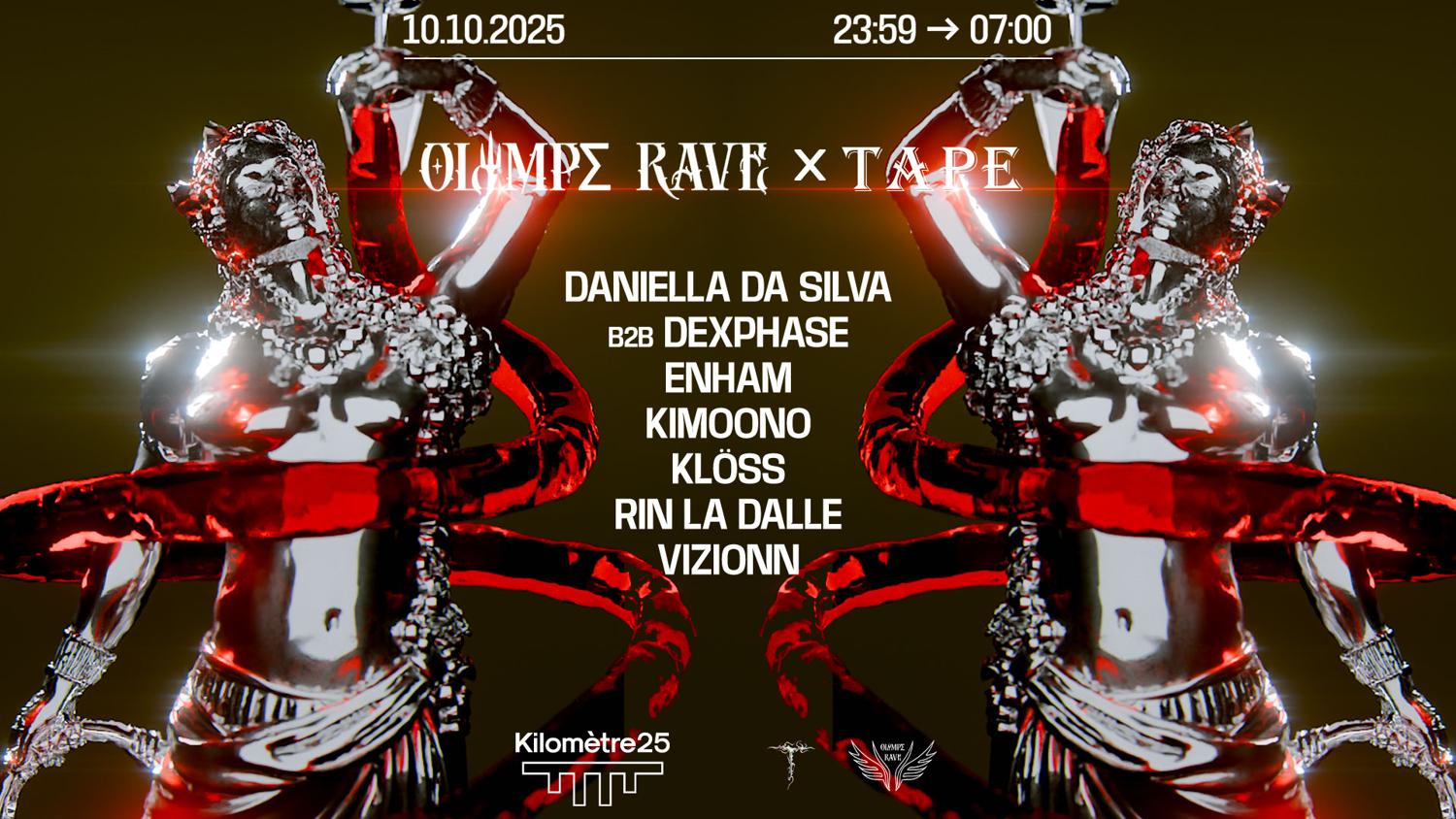 Olympe Rave: Vizionn, Dexphase B2B Daniella Da Silva & More