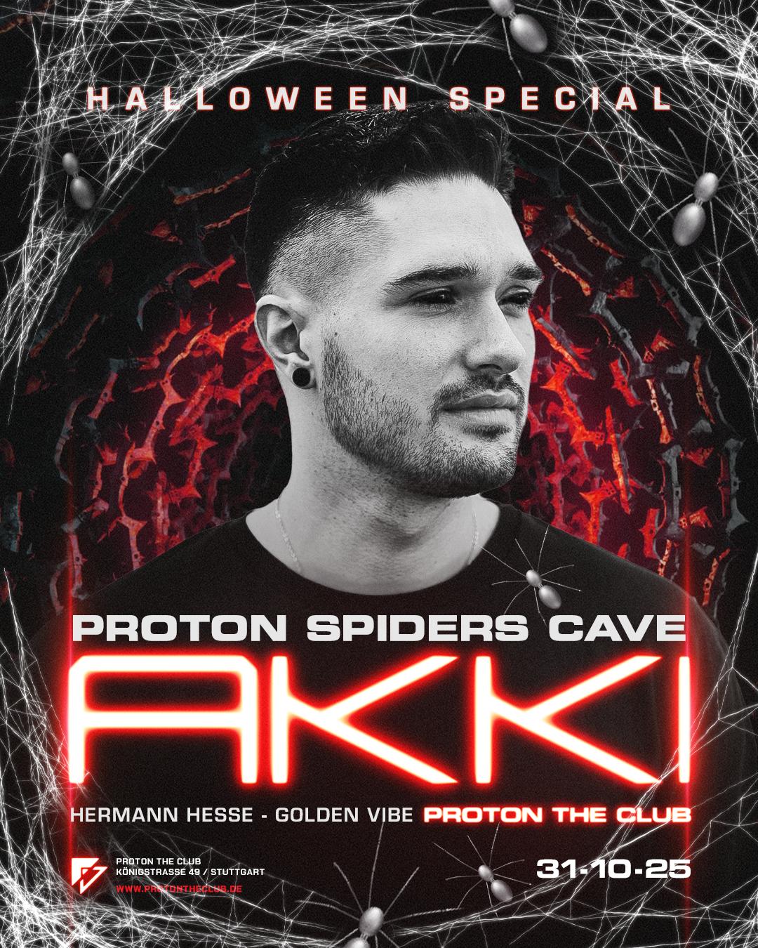 Proton Halloween Spiders Cave With Akki