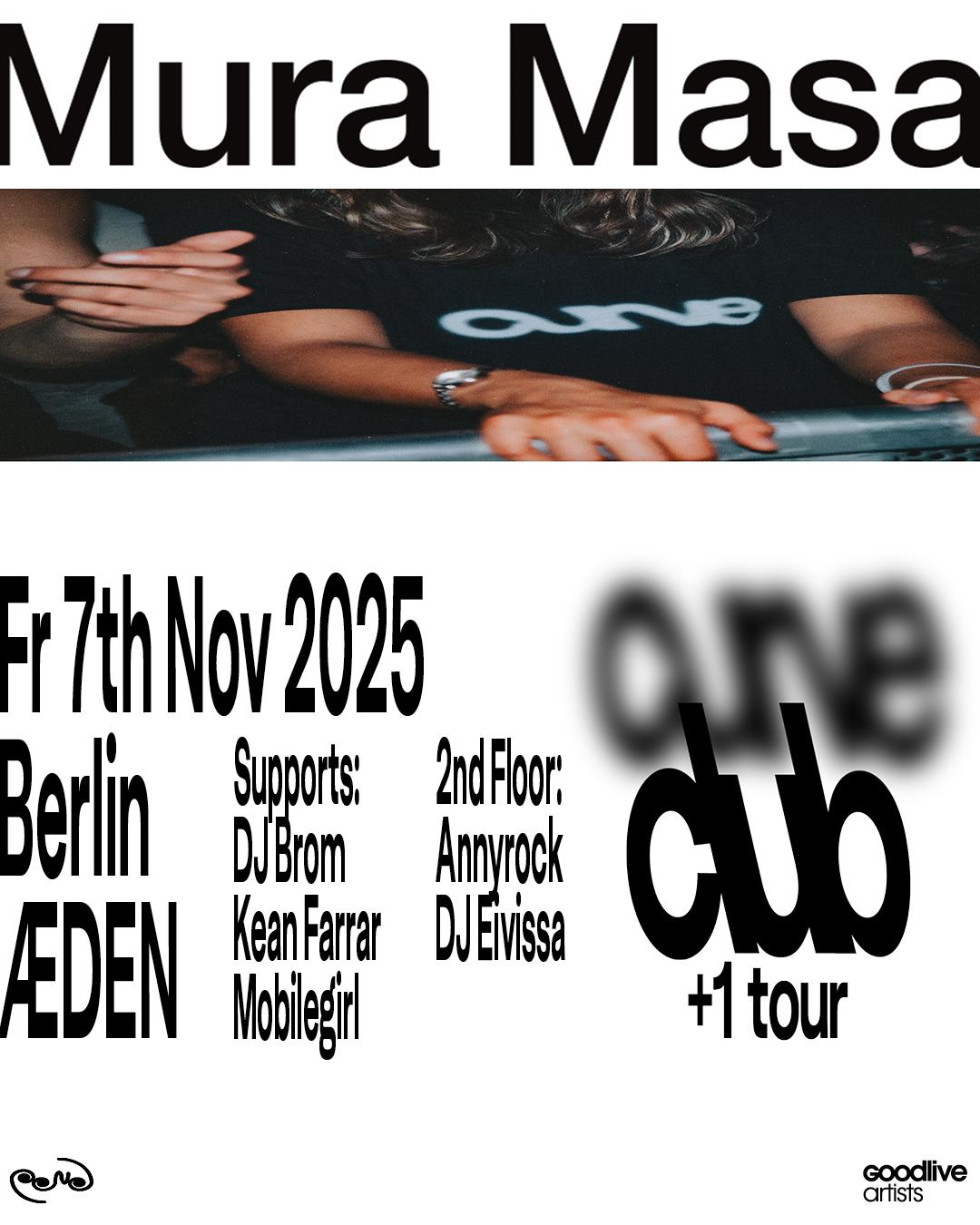 Mura Masa - Curve Club +1 Tour