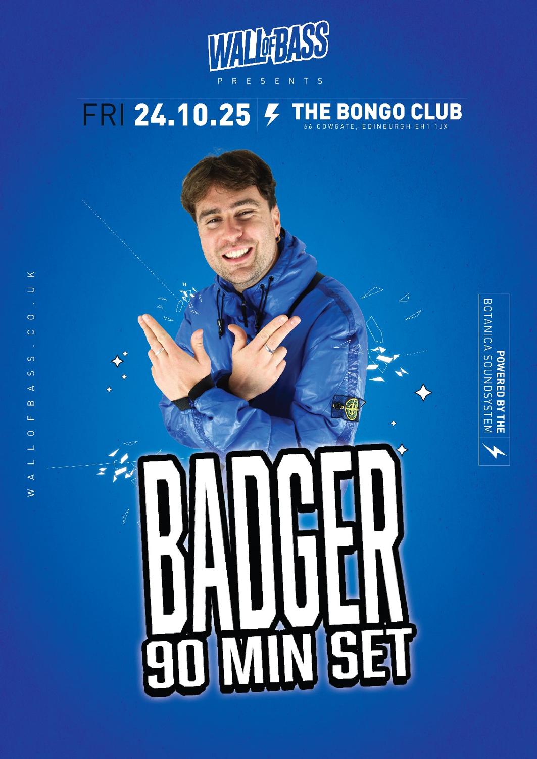 Badger - Wall Of Bass Halloween Special! // The Bongo Club