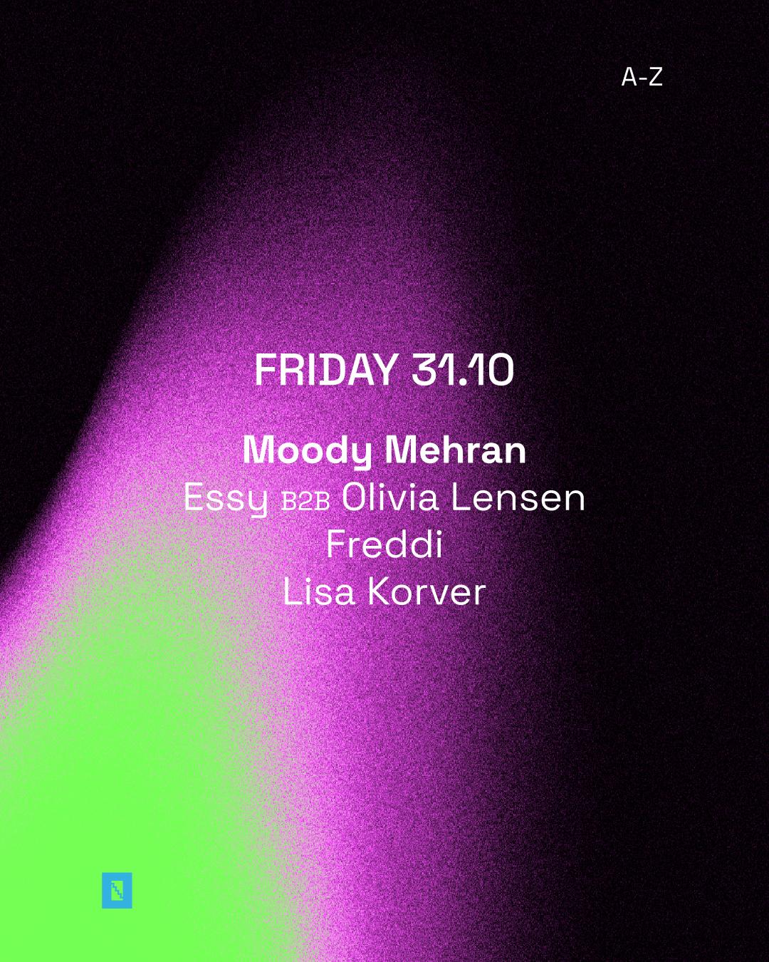 Toffler Presents Moody Mehran
