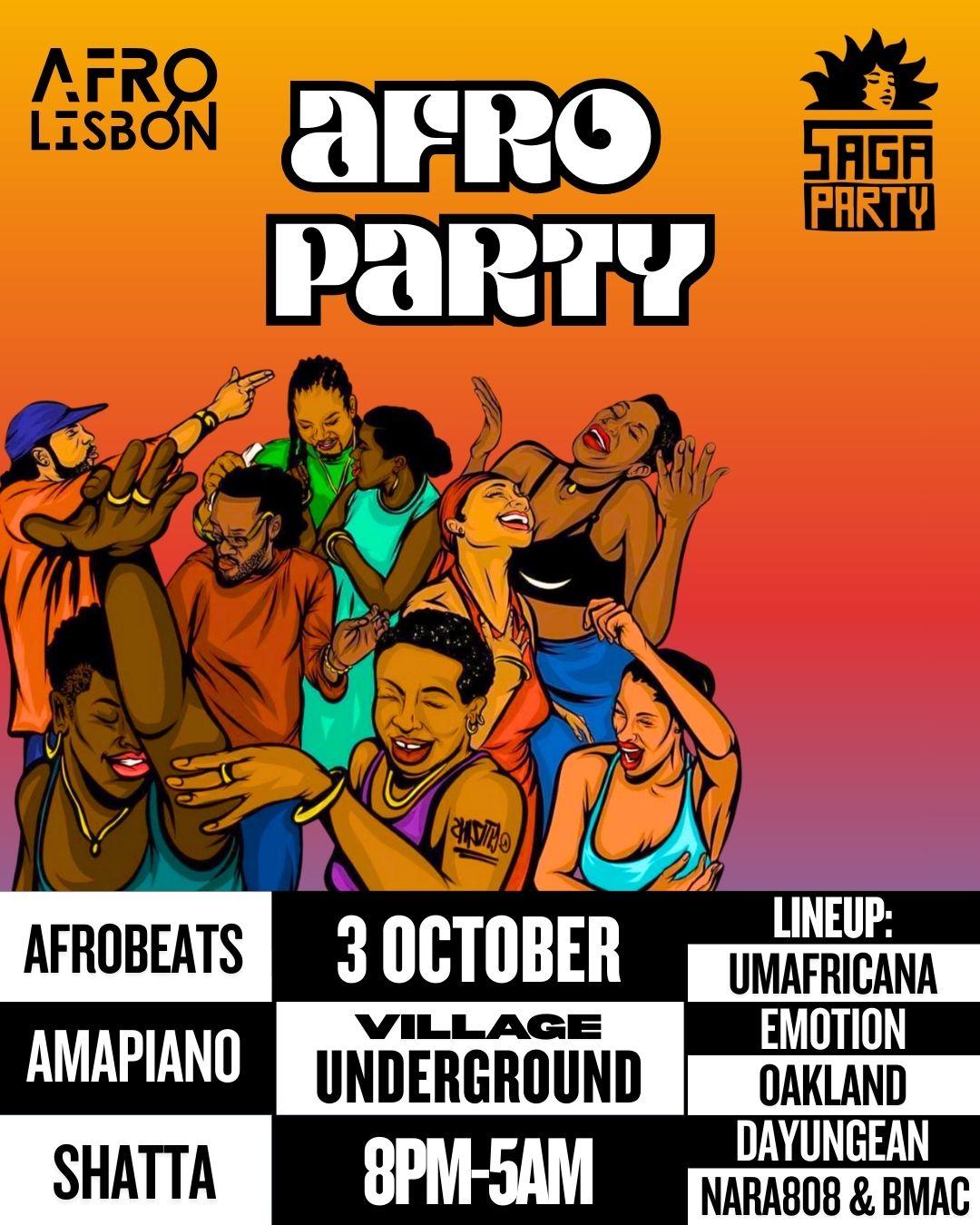 Afro Party: Saga X Afrolisbon