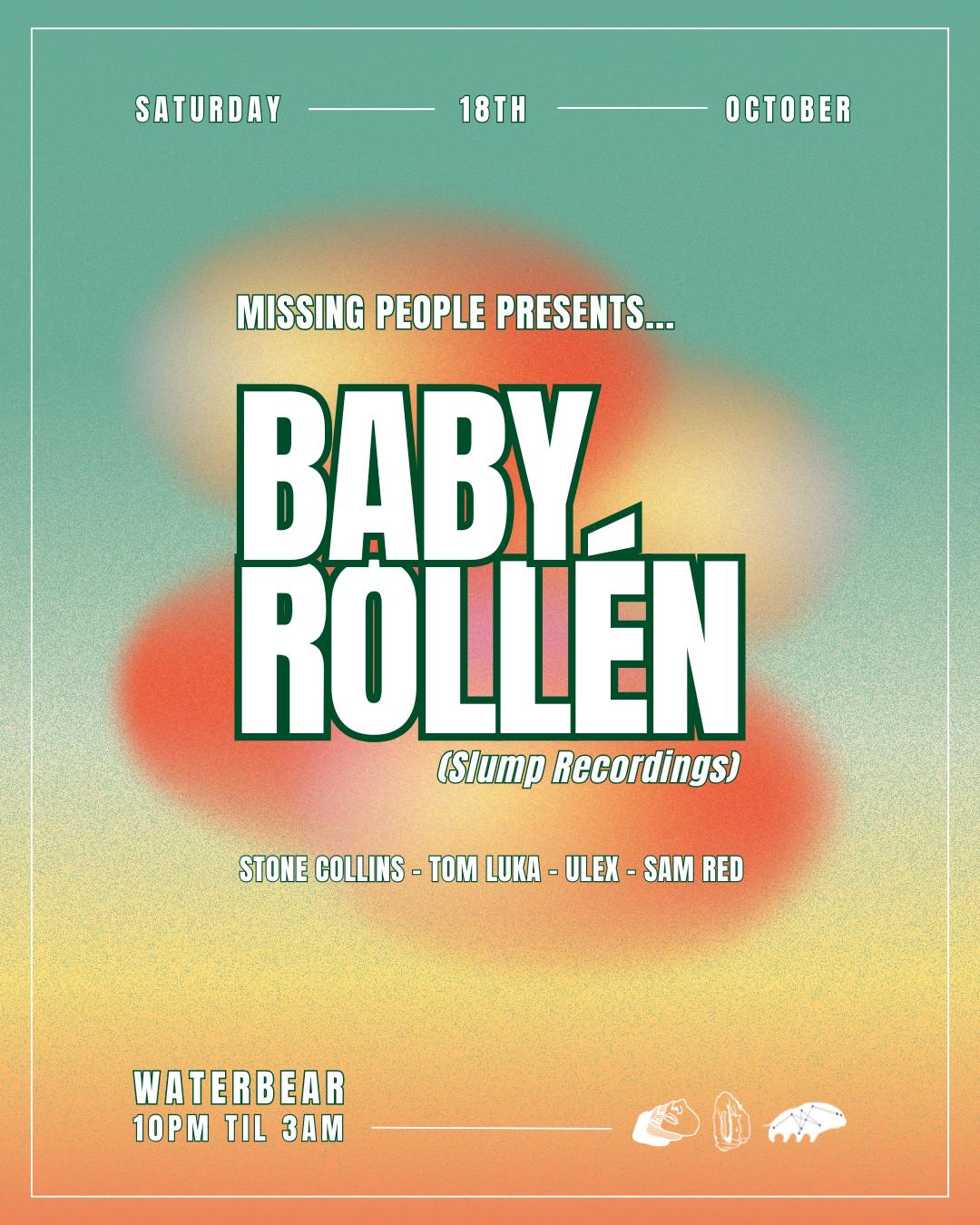 Missing People Presents Baby Rollén