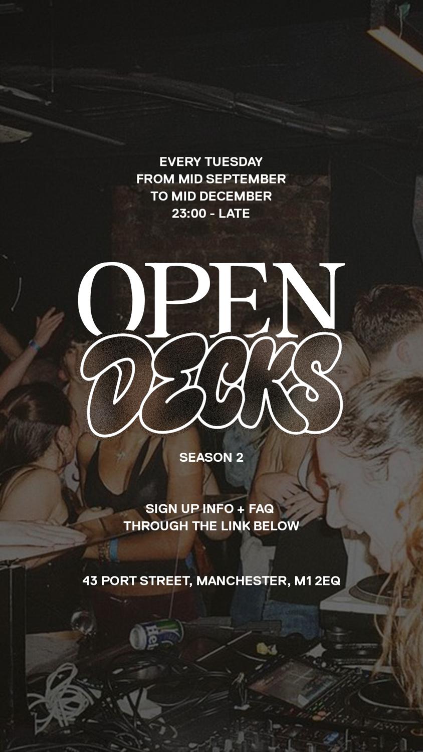 Stage & Radio: Open Deck Tuesdays - House & Garage