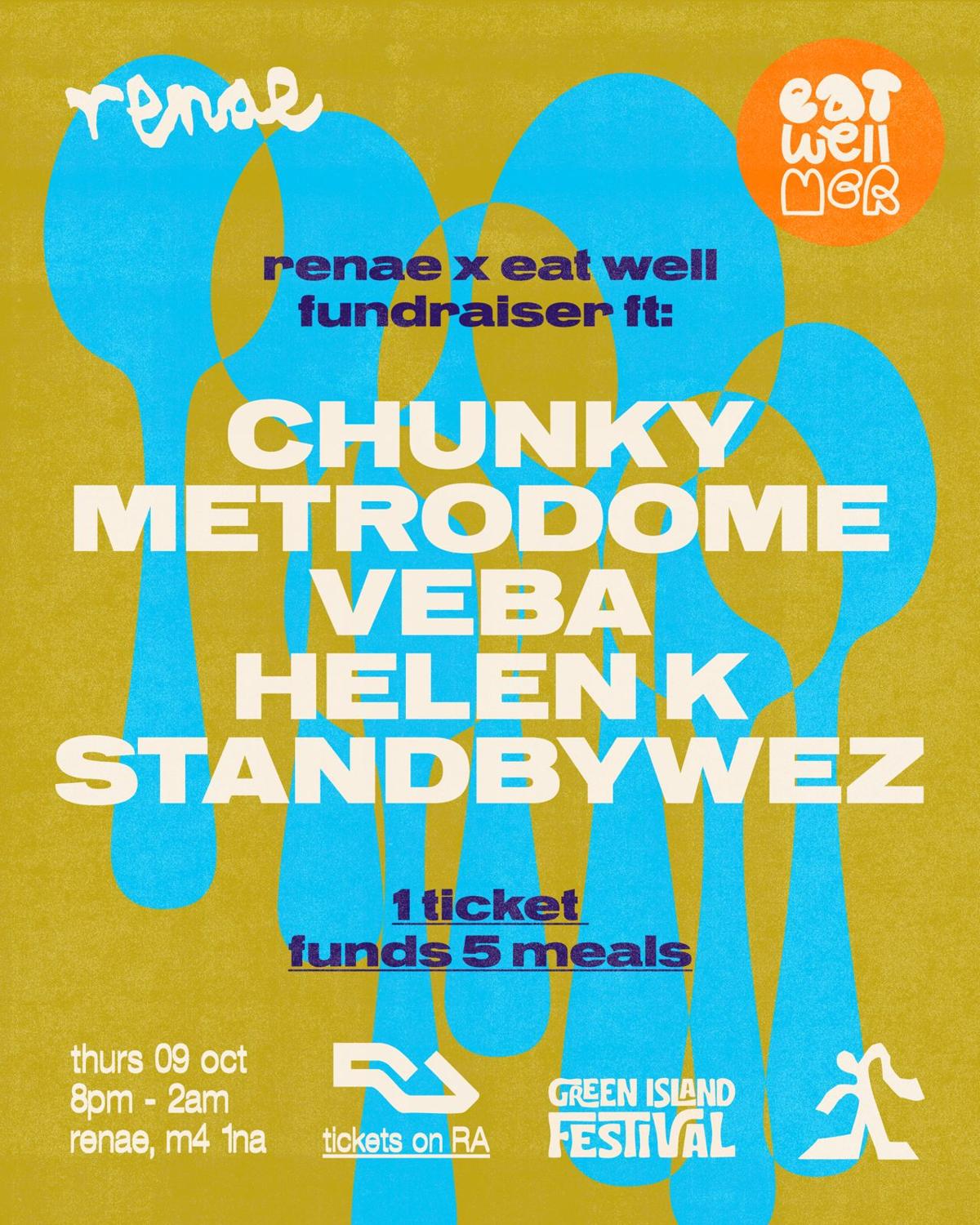 Renae X Eat Well Fundraiser Feat. Chunky, Metrodome, Veba, Helen K & Standbywez