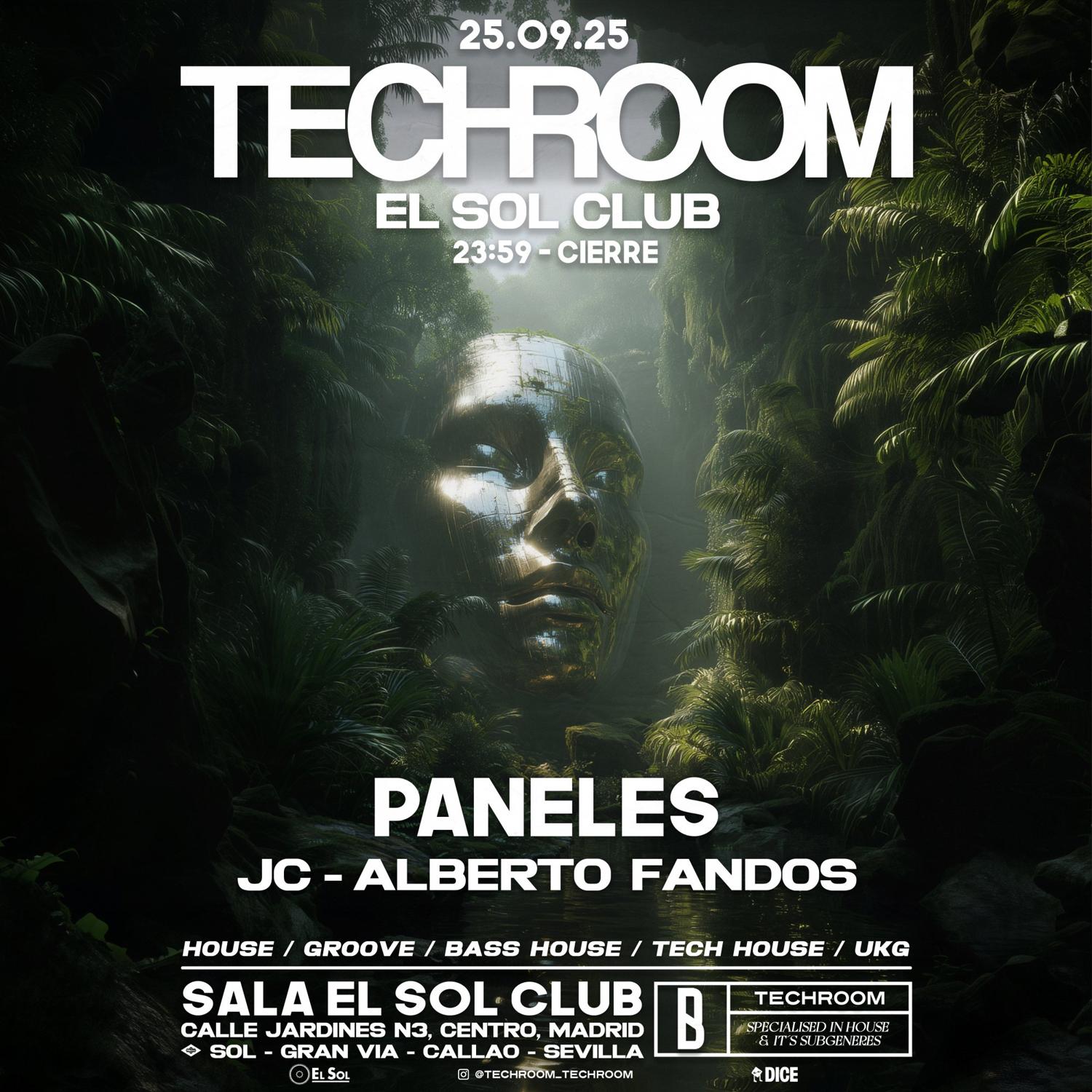 Lista Gratis Hasta La 1:30 - Techroom (Techhouse)