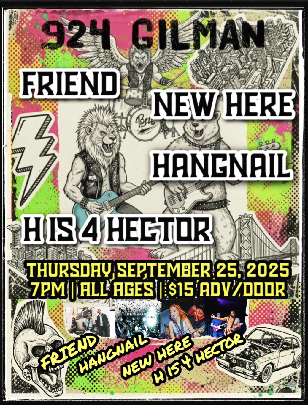 Best Of The Bay Area Pop Punk Scene - Friend, New Here, Hangnail, & H Is 4 Hector