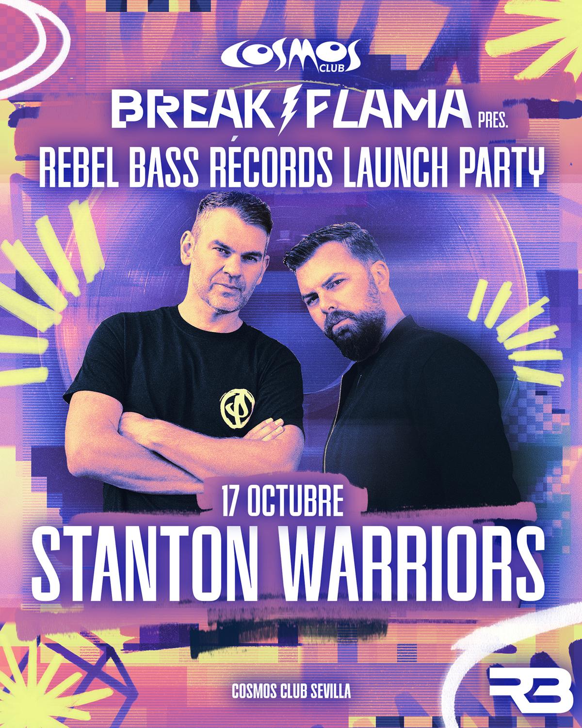 Breakflama Pres. Rebel Bass Records Launch Party - Stanton Warriors