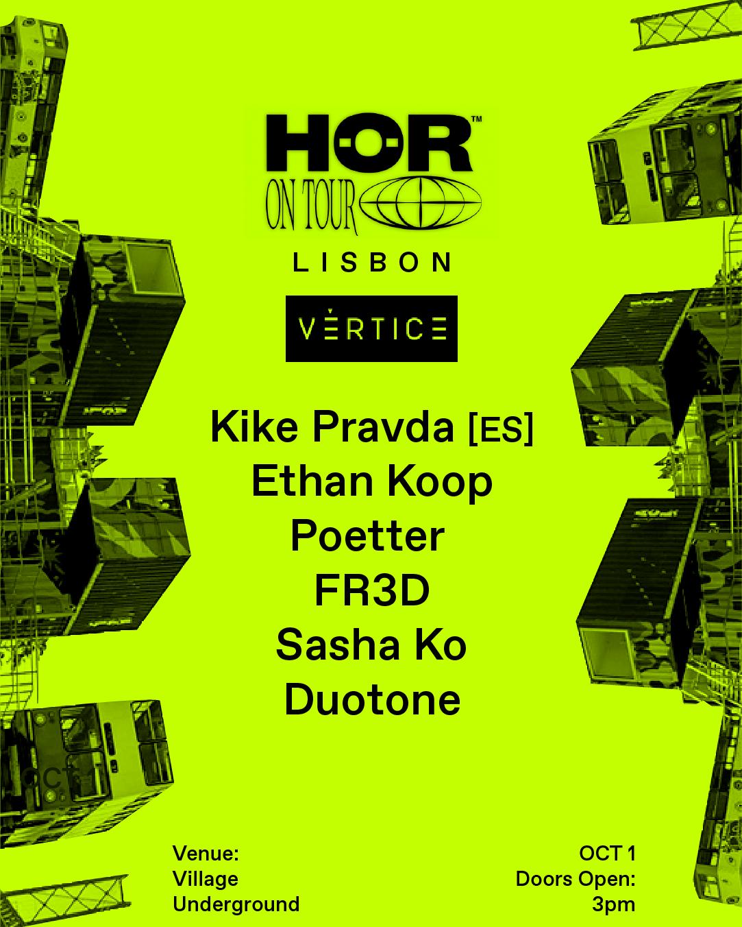 Hör & Vértice Lisbon Weekender - Streaming Showcase #1