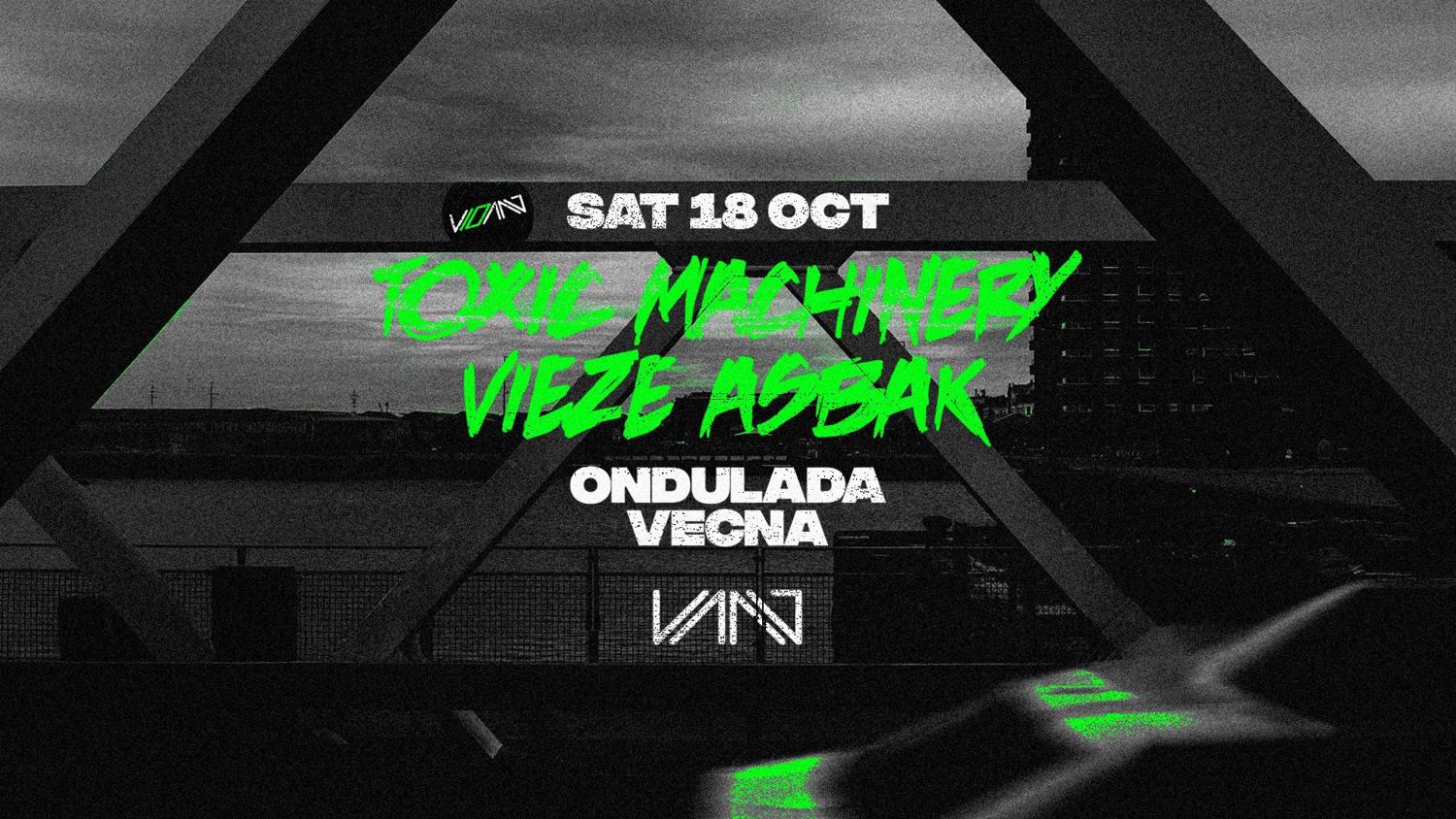 10 Years Club Vaag With Toxic Machinery & Vieze Asbak