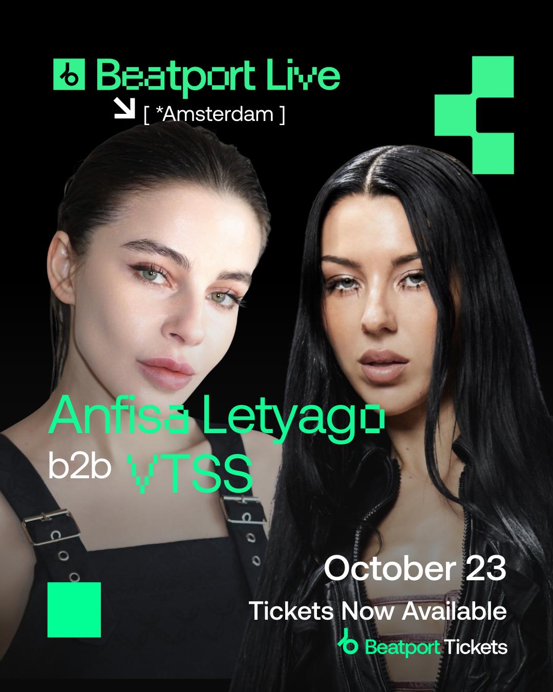 Anfisa Letyago B2B Vtss - Beatport Live