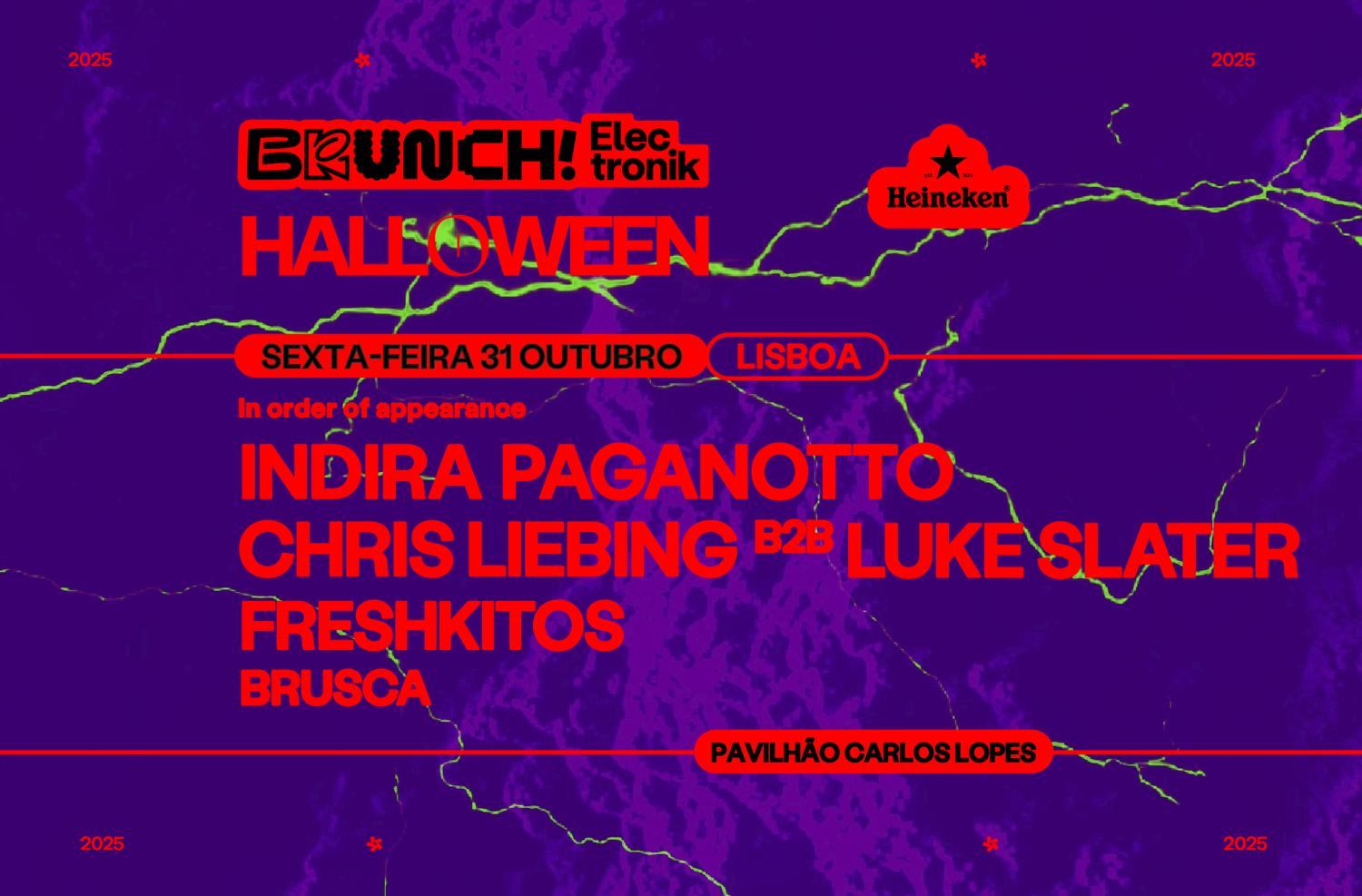 Brunch Electronik Lisboa 2025: Halloween Special Party: Indira Paganotto