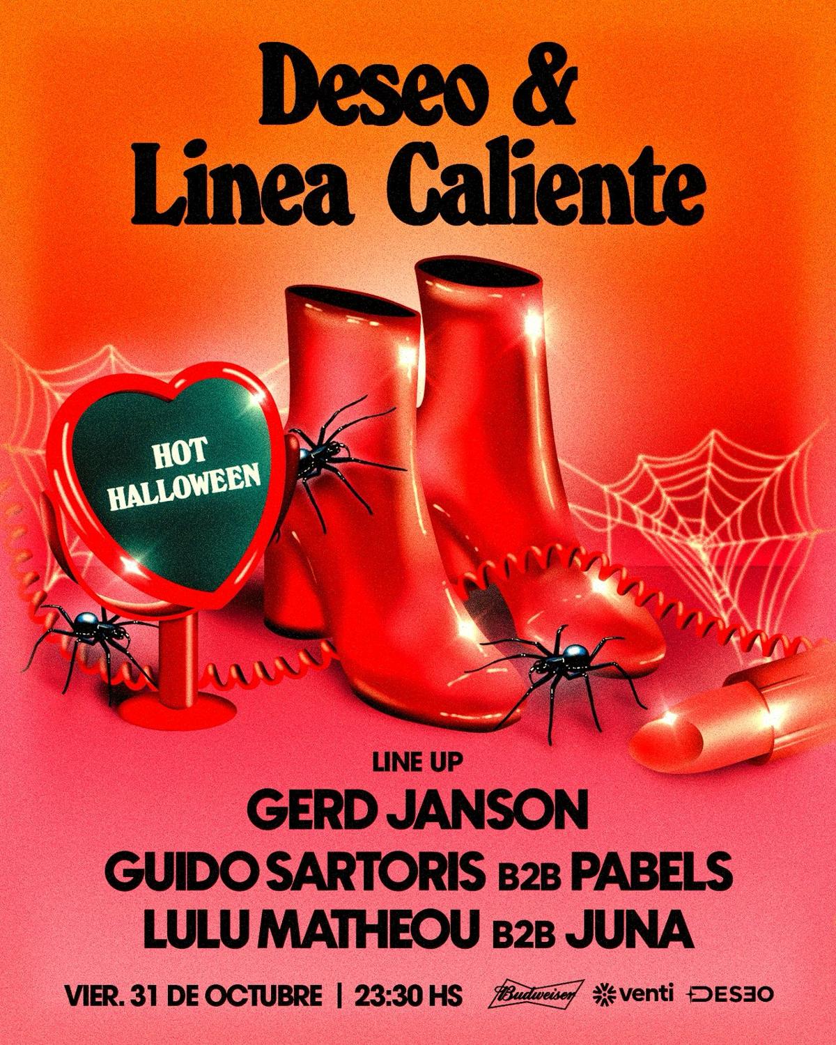 Deseo Y 0800-Linea-Caliente Presentan Halloween With Gerd Janson